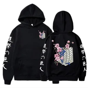 Attack on Titan Flower Hoodies
