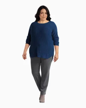 Tanya Side Zip Sweater | Royal Blue
